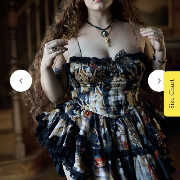 SELKIE Primavera Liasions Mini Dress - Picture 2 of 5